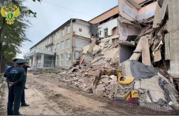 Во Владивостоке во время строительно-монтажных работ обрушилась часть здания колледжа