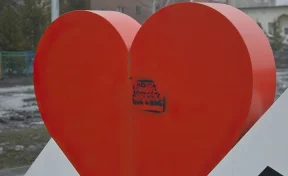Мэр Голдинов: вандалы повредили знаковый для города арт-объект «Я люблю Калтан»