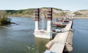 Второй этап монтажа пролётов моста «Звёздный» на дороге в обход Кемерова планируется начать в июне