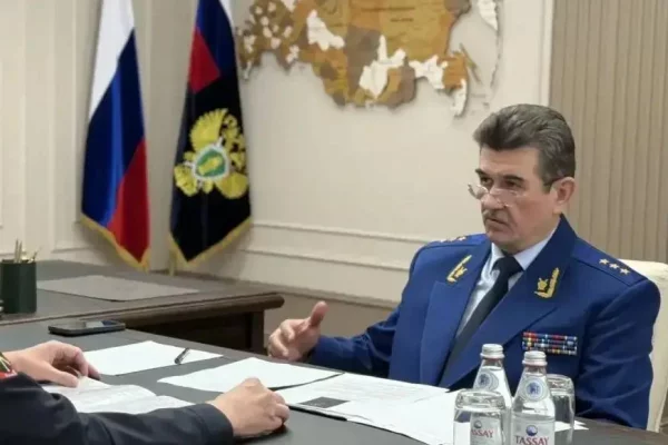 Заместитель Генпрокурора РФ провёл рабочую встречу с губернатором Кузбасса