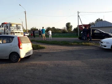 Фото: В Кемерове произошло ДТП с участием маршрутки на Дунайской улице 3