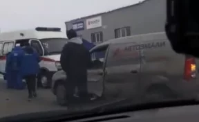 Последствия серьёзного ДТП в Кемерове попали на видео