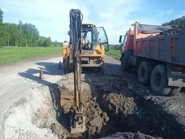Фото: В Кузбассе подрядчик приступил к ремонту дороги, входящей в опорную сеть 2