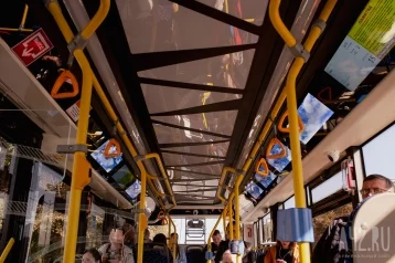 Фото: Телерадиоведущие будут озвучивать остановки в троллейбусах Кемерова 1