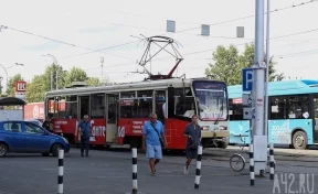 В Кемерове временно изменили работу трёх трамвайных маршрутов из-за обрыва контактной сети