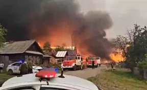 В Свердловской области огонь охватил 13 сельских домов: введён режим ЧС 