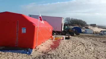 Фото: Участвующие в очистке пляжей в Анапе жалуются на головную боль и тошноту 1