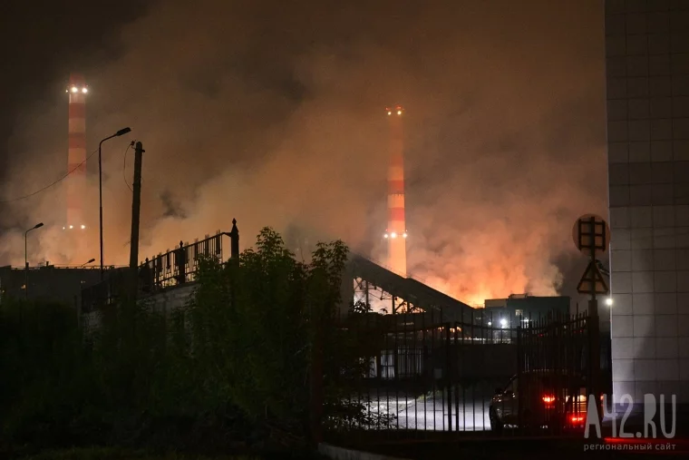 Фото: Кемеровчан испугали ночные фото и видео завода в городе 4