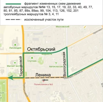 Фото: В Кемерове 37 автобусов и 3 троллейбуса изменят движение из-за ремонта на проспекте Ленина 3