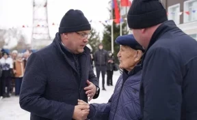 Илья Середюк поздравил легендарного кузбасского фронтовика Анатолия Терехова со 100-летним юбилеем