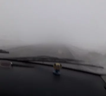 Фото: Кузбасские водители рассказали о плохой видимости на трассах 1