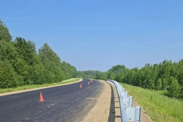 В Кузбассе участок трассы Томск — Мариинск отремонтировали на 70%