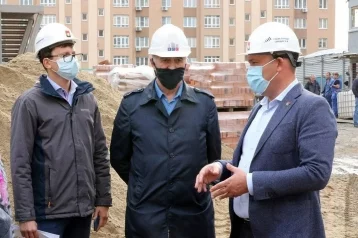 Фото: Мэр Кемерова рассказал о ходе строительства детского сада в микрорайоне 15А 1