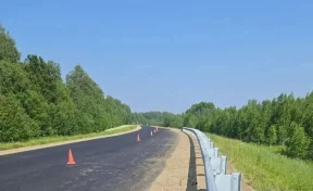 В Кузбассе участок трассы Томск — Мариинск отремонтировали на 70%