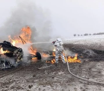 Фото: Один человек погиб при крушении военного вертолёта в Казахстане 1