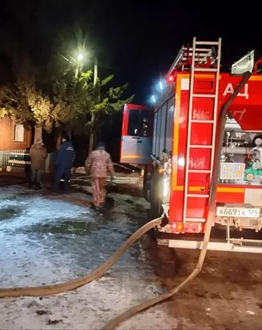 В Красноярском крае на пожаре погибли 2 человека