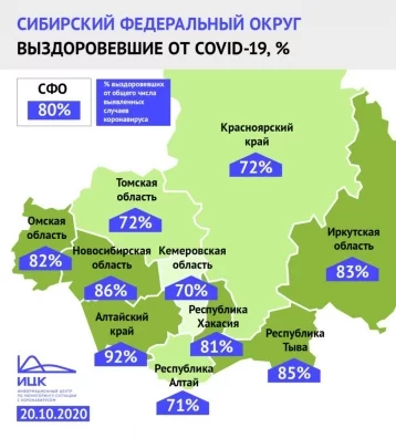 Фото: Эксперты подсчитали процент выздоровевших от коронавируса в Кузбассе 1