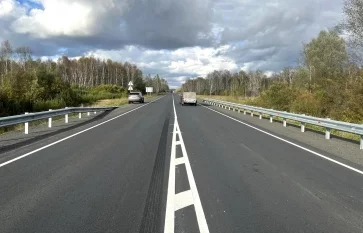 Фото: Федеральные дорожники завершили ремонт подъезда к Томску в Кузбассе 1