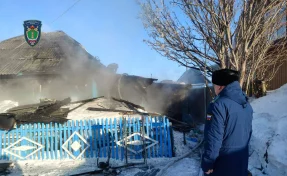 В Кузбассе три девочки осиротели после пожара, в огне погибла мать с сыном