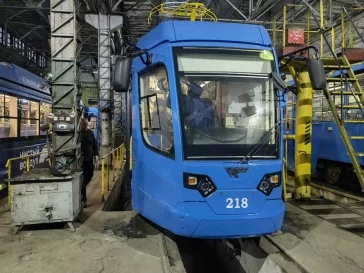 Фото: Доставили последний: в Новокузнецке завершил обновление трамвайного парка на 2022 год 3