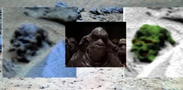 Фото: Уфолог нашёл на Марсе останки пришельца из фильма «Пятый Элемент»  3