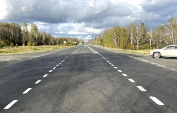 Фото: Федеральные дорожники завершили ремонт подъезда к Томску в Кузбассе 2