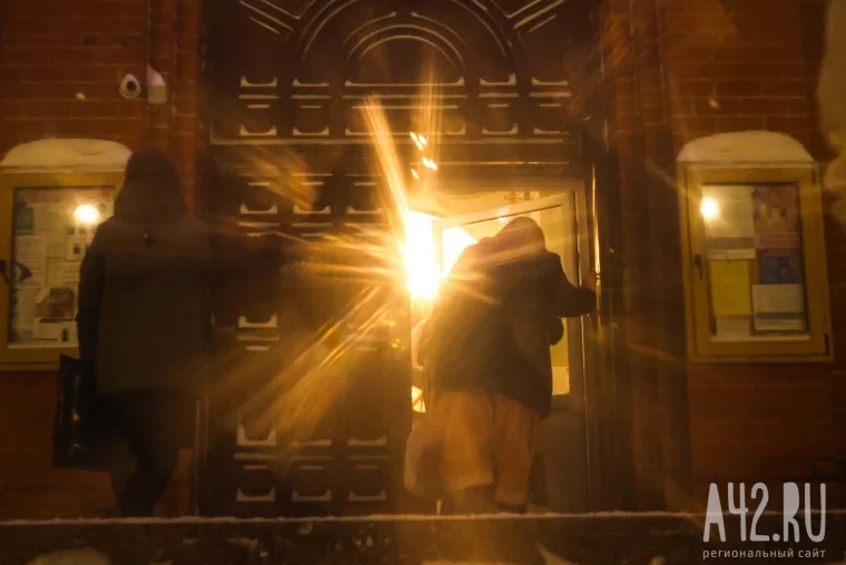 Фото: Рождество Христово в Знаменском кафедральном соборе в Кемерове 48