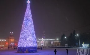 Власти Кемерова сообщили, когда установят новогоднюю ель на площади Советов