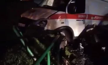 Фото: Автомобиль скорой помощи попал в ДТП в Новокузнецке 1