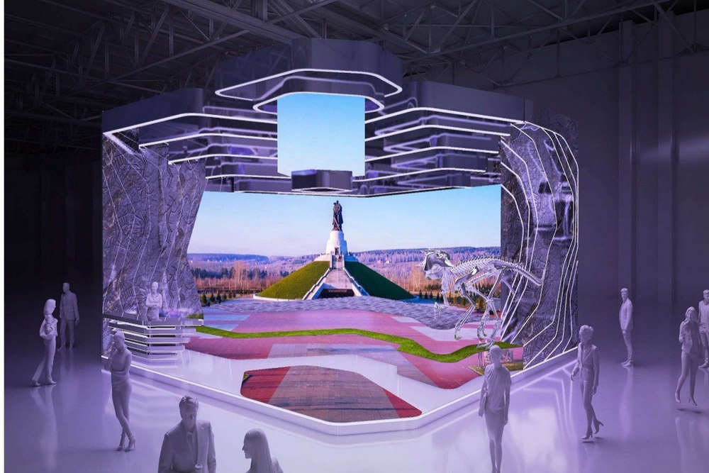 Кузбассовцам показали концепцию стенда, который будет представлен на выставке ВДНХ