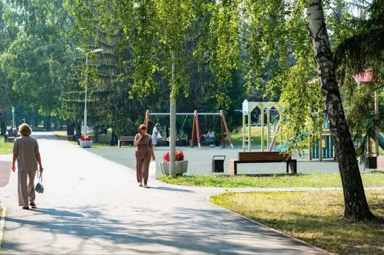 Фото: В Кемерове завершилось благоустройство сквера на проспекте Химиков 4