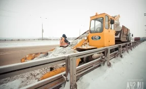 Кемеровские дорожники вывезли из города более 160 000 кубометров снега