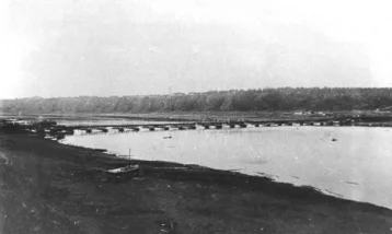 Наплавной мост, 1934 год