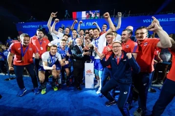 Фото: Кузбасские волейболисты в составе сборной стали чемпионами Лиги наций 1