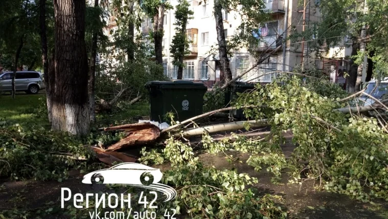 Фото: Кемеровчане делятся в соцсетях снимками последствий ночного урагана 11