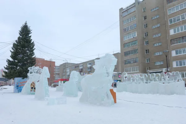 Ледяные кони появятся на кемеровской улице