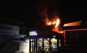 Очевидец: в Шерегеше загорелась одна из гостиниц
