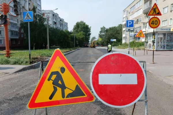 В Кемерове увеличили участок ремонтных работ на улице Веры Волошиной