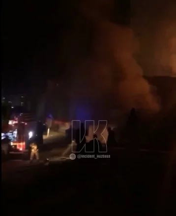 Фото: Пожар на подземной парковке в Кемерове попал на видео 1