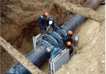 Фото: Сети водоснабжения и канализации в Кузбассе стали строить быстрее по бережливым технологиям 1