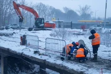 Фото: В Кемерове аварийный путепровод в Пионере режут алмазной пилой 1