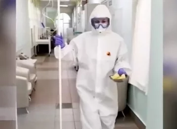 Фото: В Кузбассе студенты-медики работают с пациентами с коронавирусом 1