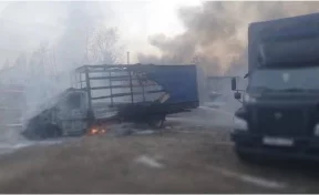 В Твери сгорели 42 грузовика, возбуждено уголовное дело