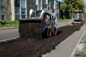 Фото: Власти: в Кемерове ремонт Инициативной улицы вошёл в финальную фазу 3