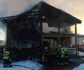 Фото: В Москве в результате пожара обрушился дом, при разборе завалов нашли тела мужчины, женщины и ребёнка 1