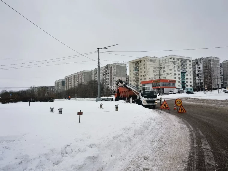 Фото: Закуплено 90% материалов: власти Новокузнецка показали строительство троллейбусной сети на Ильинке 3