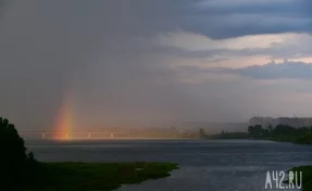 В Сети опубликовали фото двойной радуги в Кемерове