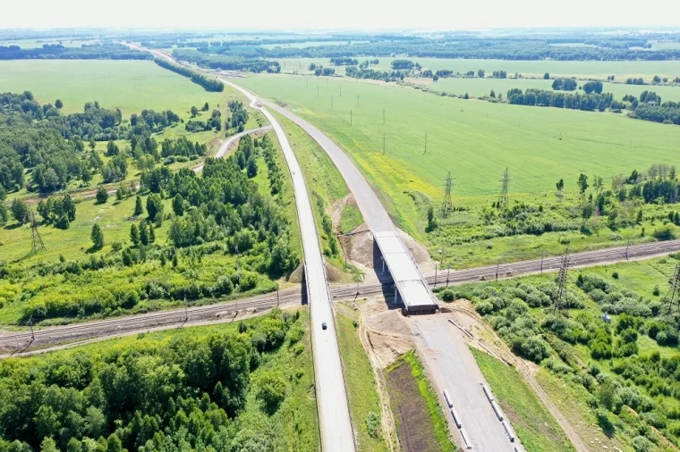 Фото: Стало известно, когда откроют развязку на границе Кузбасса и Новосибирской области 2