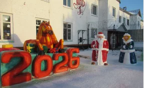 В колониях Кузбасса появились снежные герои сказок и мультфильмов