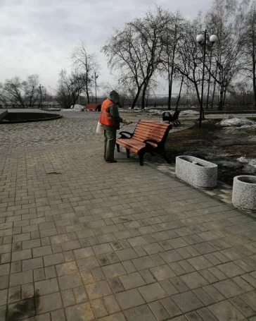 Фото: Илья Середюк показал на фото, как дезинфицируют районы Кемерова 3